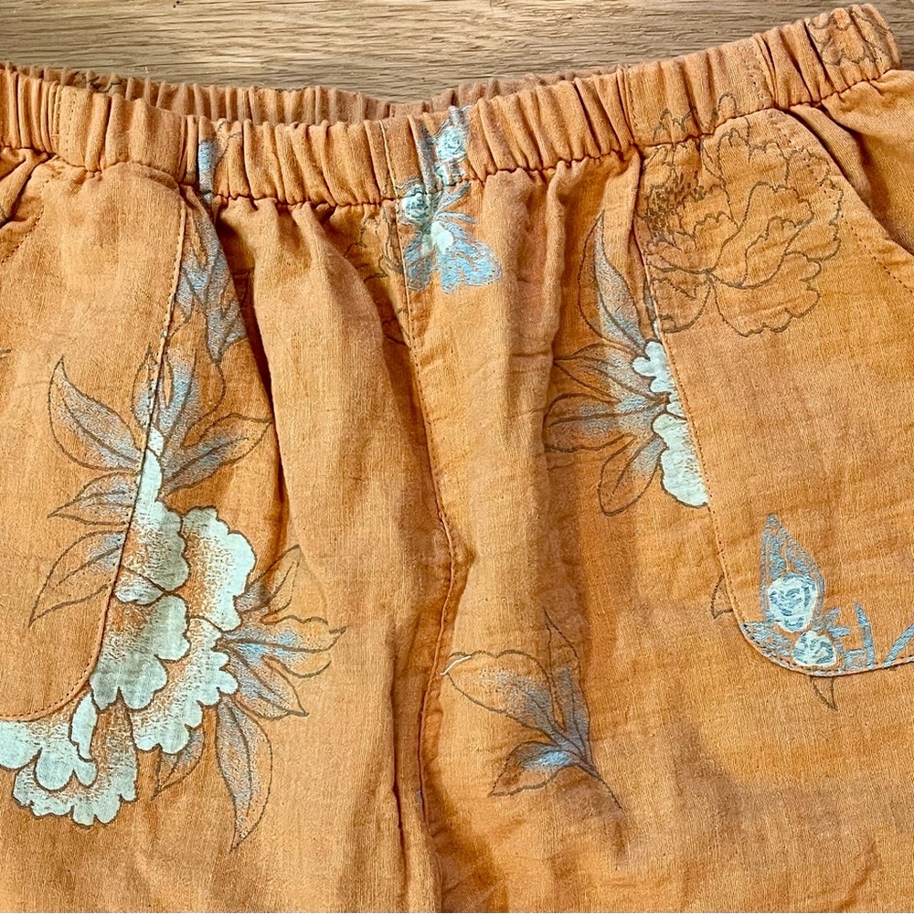 Chinese Floral Set Womens Top Pants Size L/XL - Picture 8 of 9